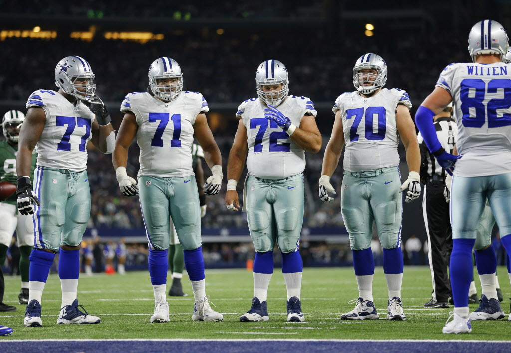 Dallas Cowboys Offensive Line Named Built Ford Tough Offensive Line of the Year
