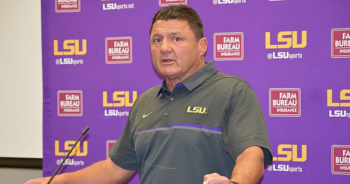 ORGERON WELCOMES TIGERS TO CAMPUS AS LSU OPENS PRESEASON PRACTICE