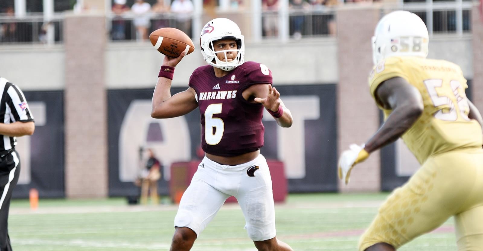 ULM Dominates Second Half; Rolls to 45-27 Victory at Texas State
