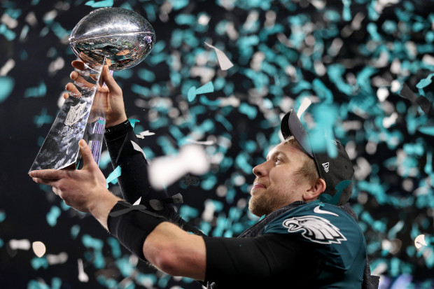 The Philadelphia Eagles upset the New England Patriots 41-33 in Super Bowl LII