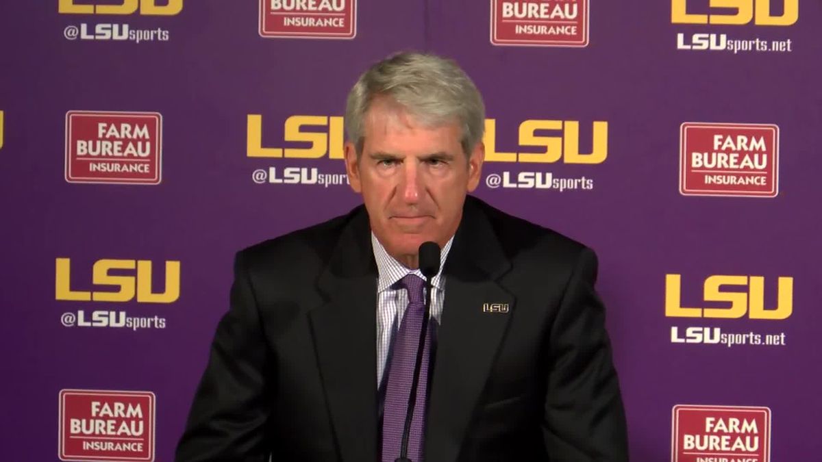 Statement from LSU Vice Chancellor and Director of Athletics Joe Alleva