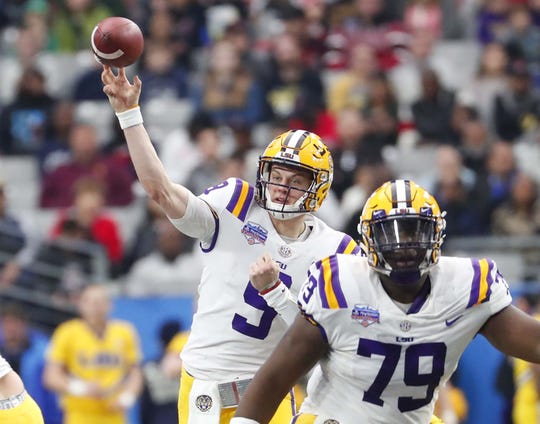 LSU’S BURROW NAMED NATIONAL QB OF THE WEEK A SECOND TIME