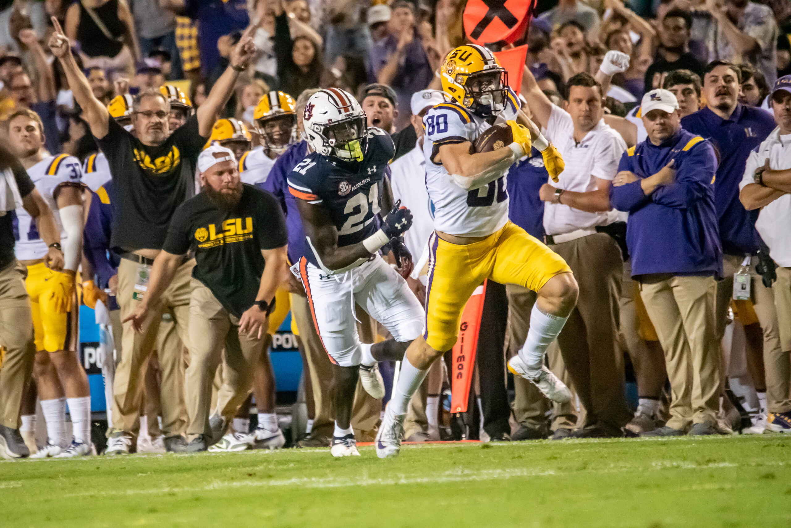 NOT THE STANDARD, BUT A WIN FOR LSU 27-14