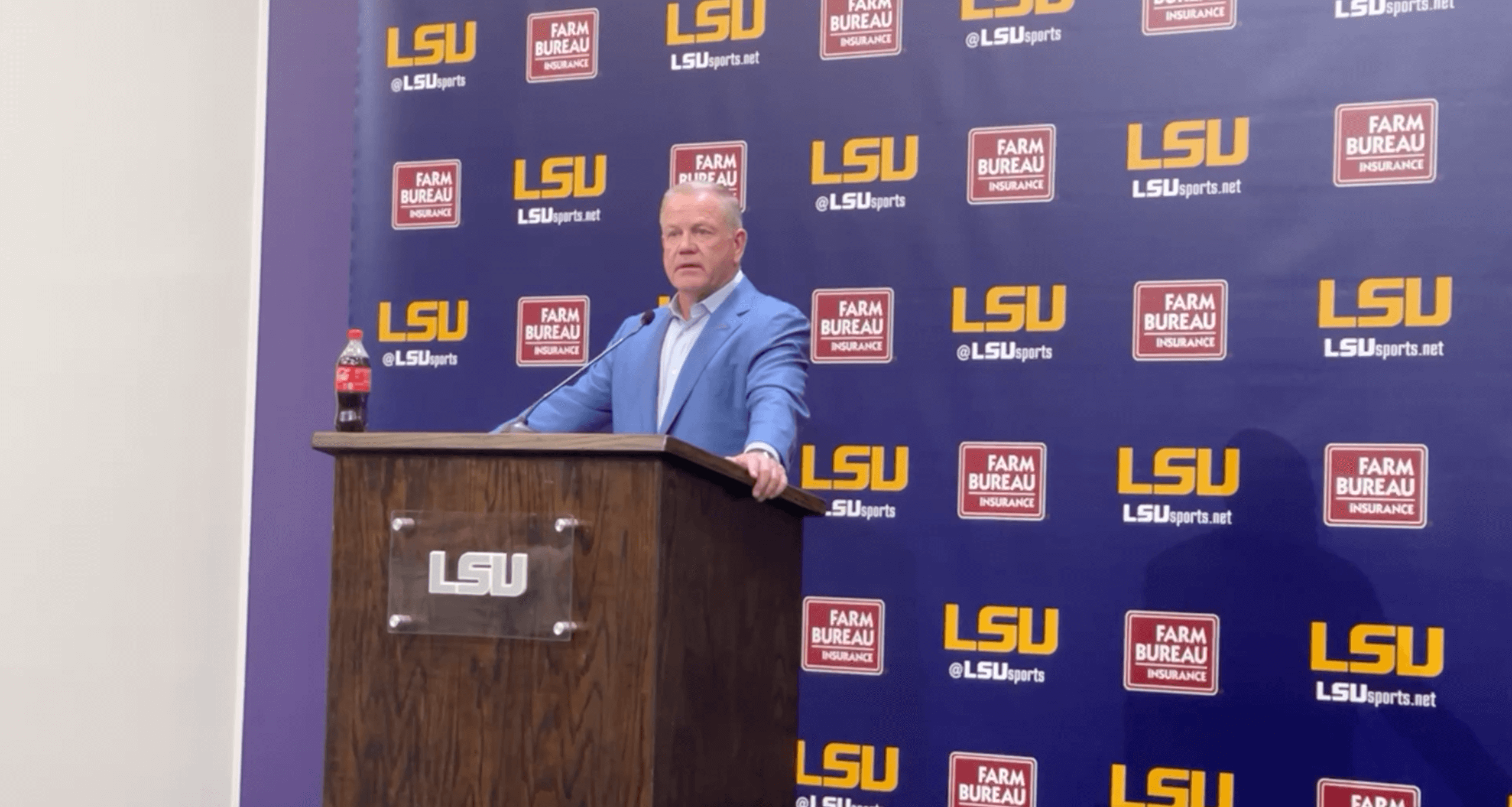 LSU Head Coach Brian Kelly Talks Florida State, Names Starting Special Teams Return Specialists, & More on SEC Teleconference