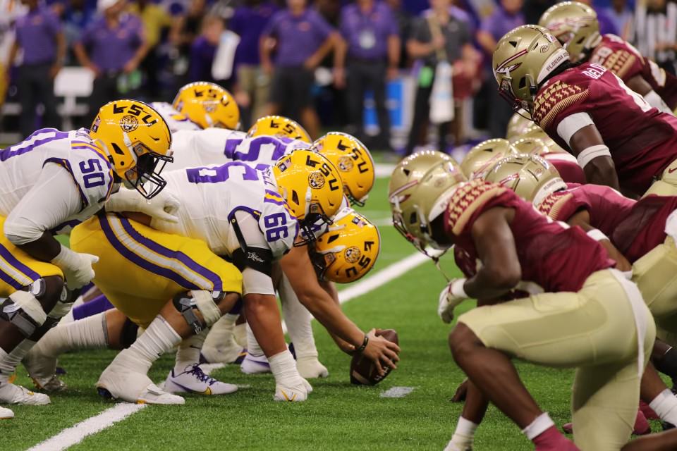 Miraculous Rally By LSU Falls Short 24-23 Against Florida State After Extra Point Attempt Is Blocked