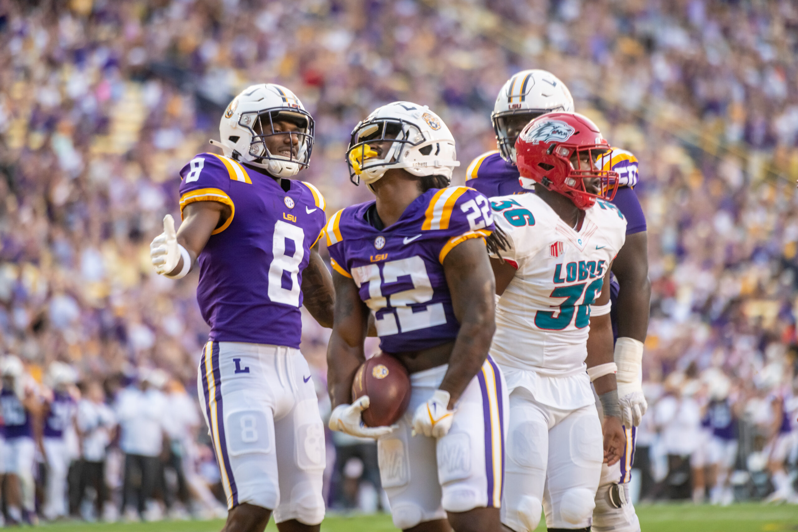 LSU Takes Care Of Business On Both Sides Of The Football En Route To 38-0 Shutout Victory Over New Mexico