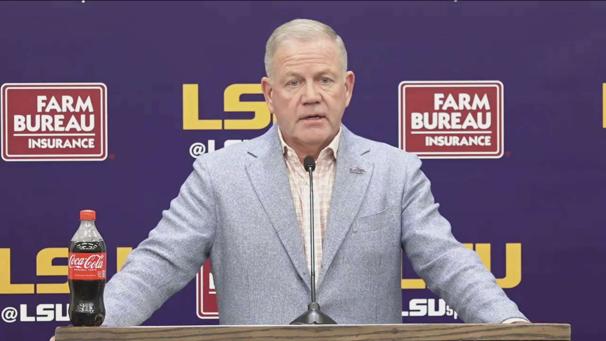 LSU Head Coach Brian Kelly Reflects On Southern Win and Looks Ahead To Mississippi State
