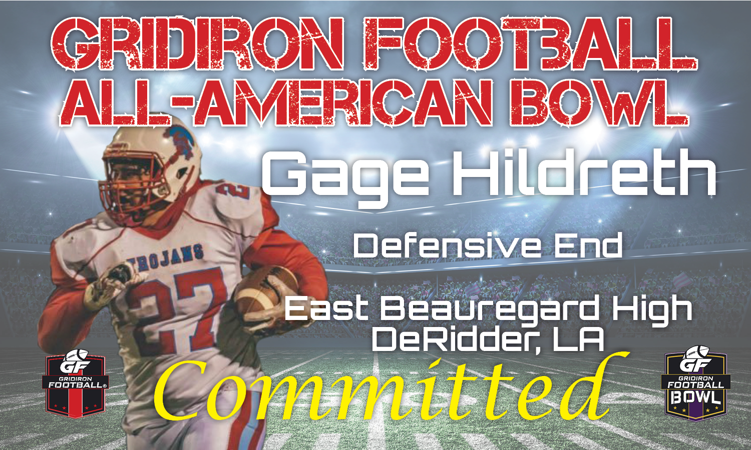 GF All-American Bowl Commit: Gage Hildreth