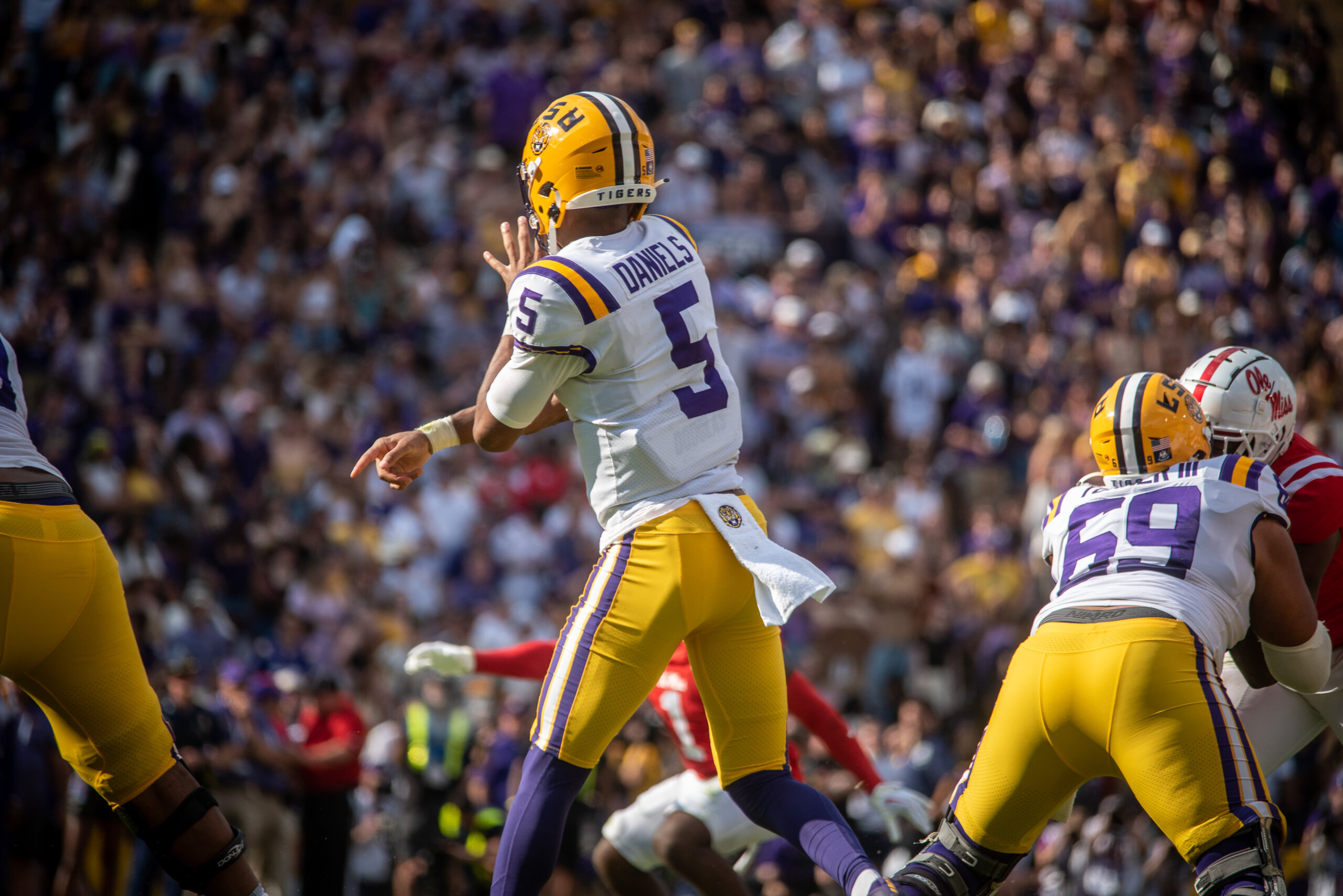 LSU Runs Away From Ole Miss 45-20 In Upset Victory and Puts The Tigers Towards Top of SEC West Standings