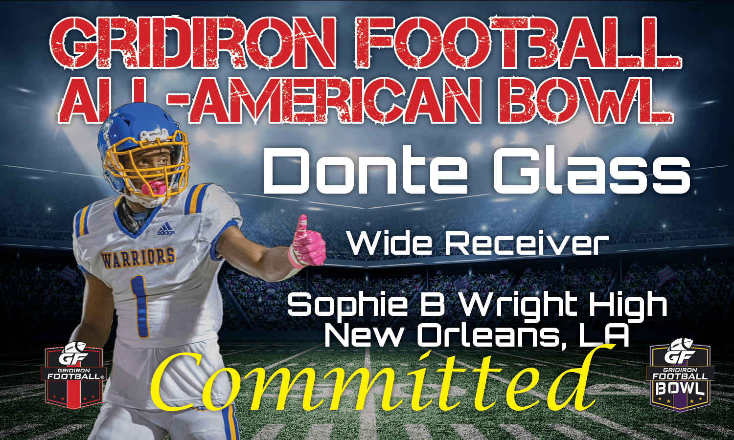 GF All-American Bowl Commit: Donte Glass