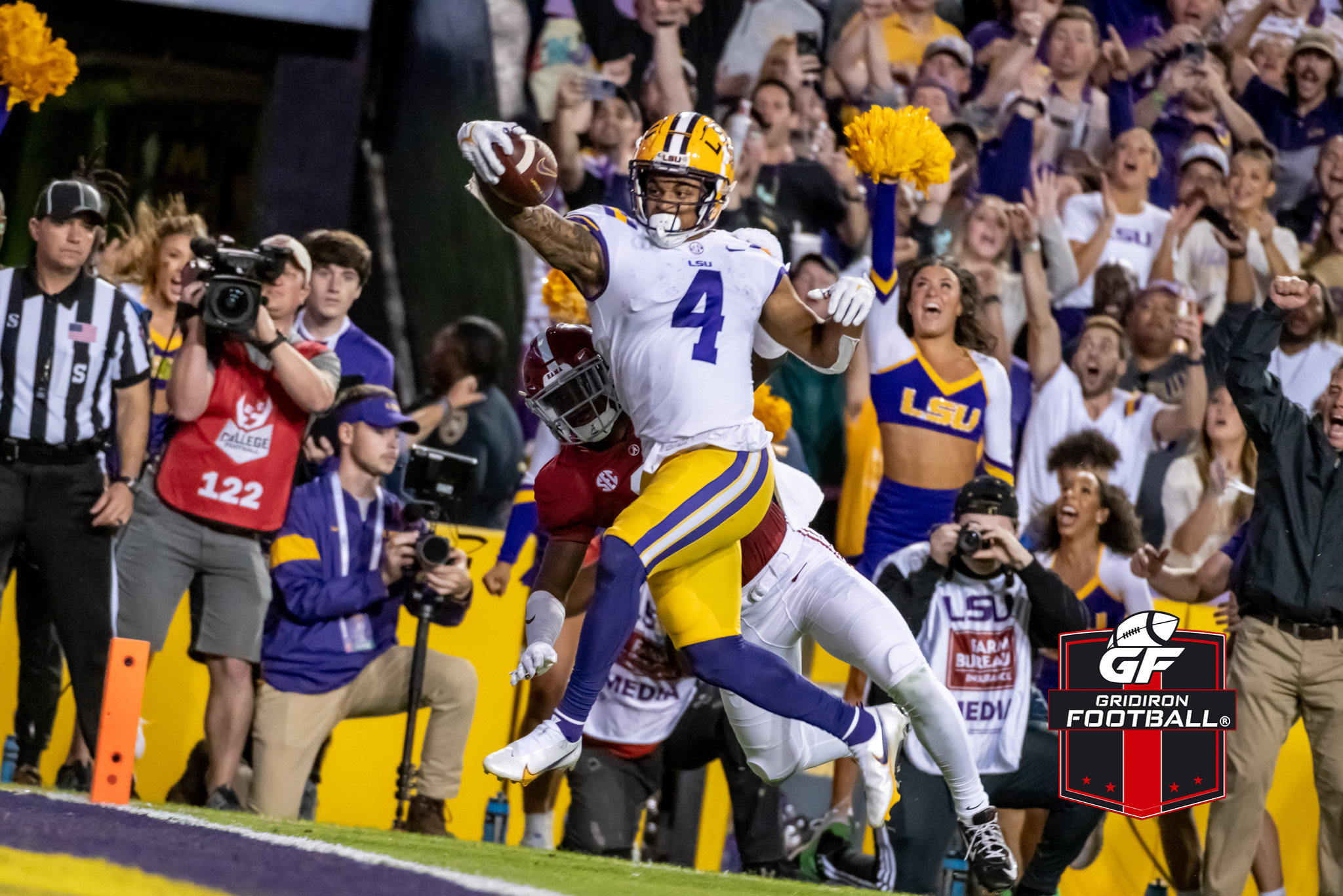 LSU Defeats Alabama 32-31 In Thrilling Fashion With Game Winning Two Point Conversion In Overtime