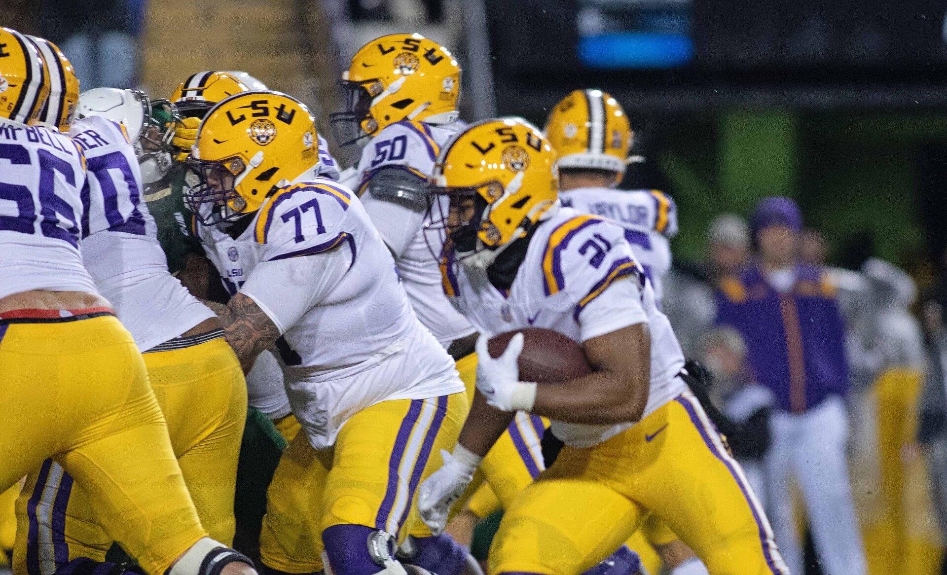LSU’s Five Rushing Touchdowns Blazes Past UAB To 41-10 Victory