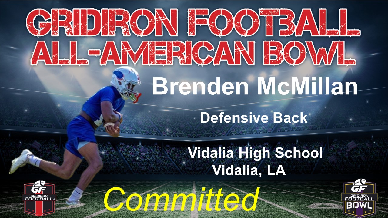 GF All-American Bowl Game Commit: Brenden McMillan
