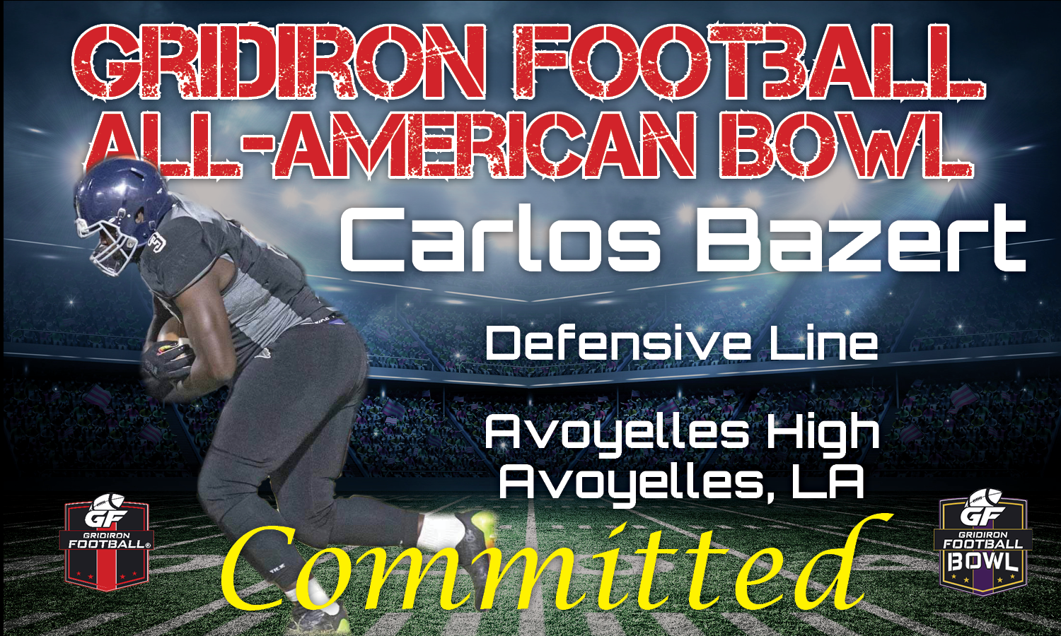 GF All-American Bowl Game Commit: Carlos Bazert Jr.