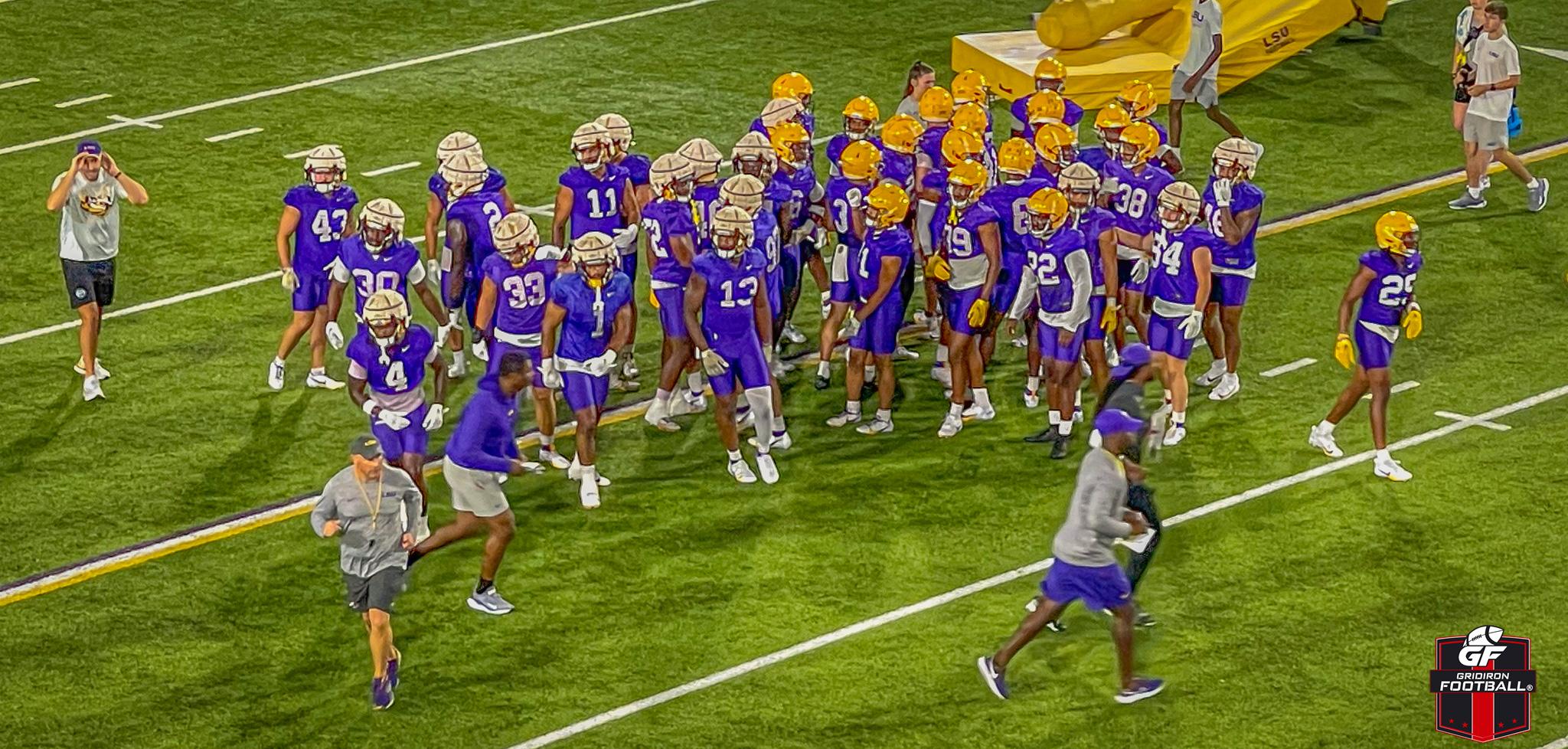 LSU Starts Fall Camp With First Practice