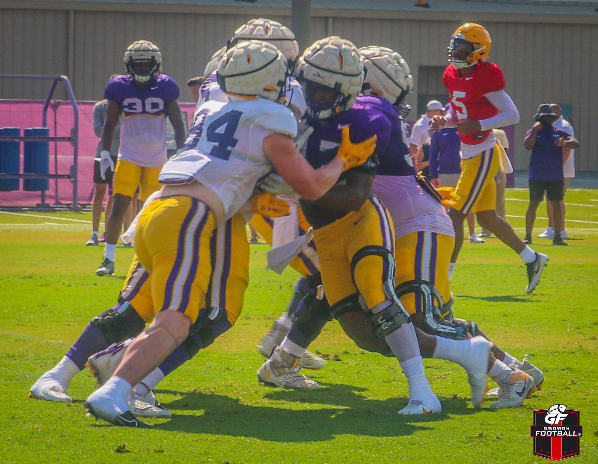 LSU Fall Practice #11 Report: Brian Kelly Gives Update About Denver Harris & Bradyn Swinson Makes Big Impression On The Edge