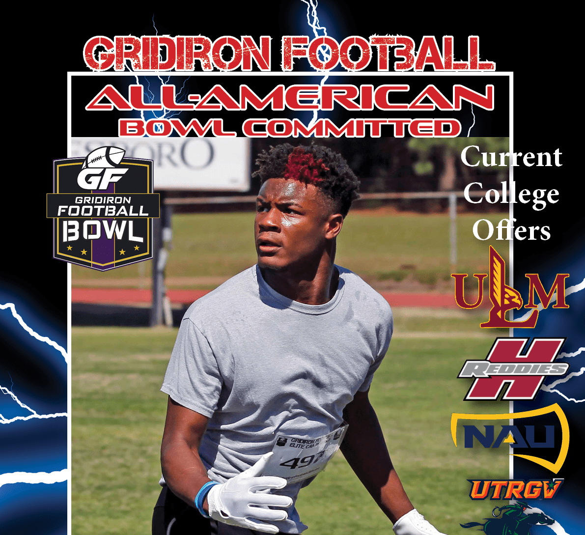Center RB Kaden Dixon is First Player to Commit to the 2023 Gridiron Football All-American Bowl Game