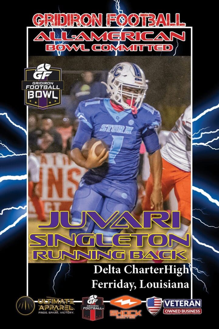 BREAKING NEWS: Delta Charter School (Ferriday, La.) ATH Juvari Singleton commits to Gridiron Football All-American Bowl