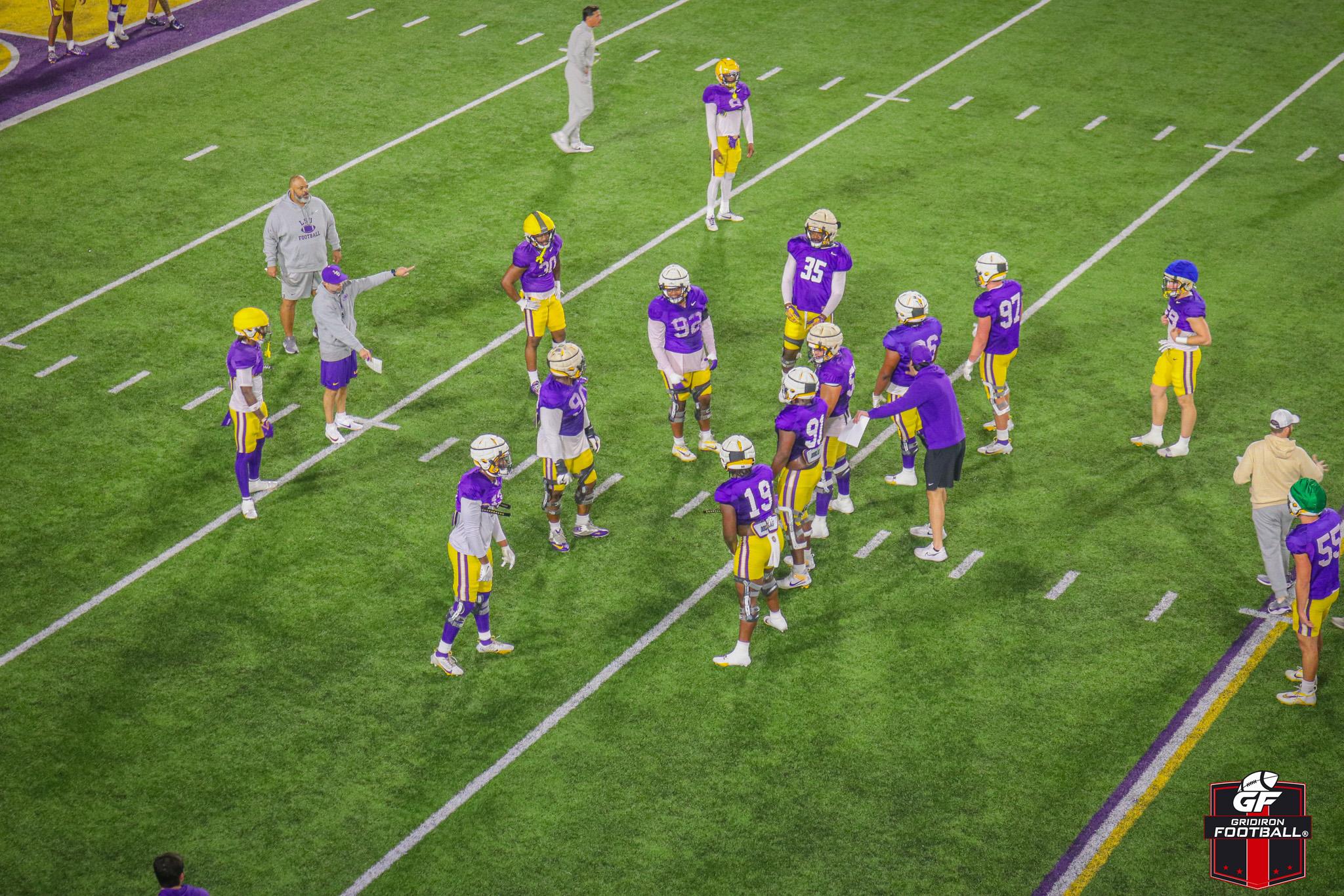 LSU Spring Practice Report #4: Emery Jones Back With 1st Team, QB2 Competition Heating Up, & More