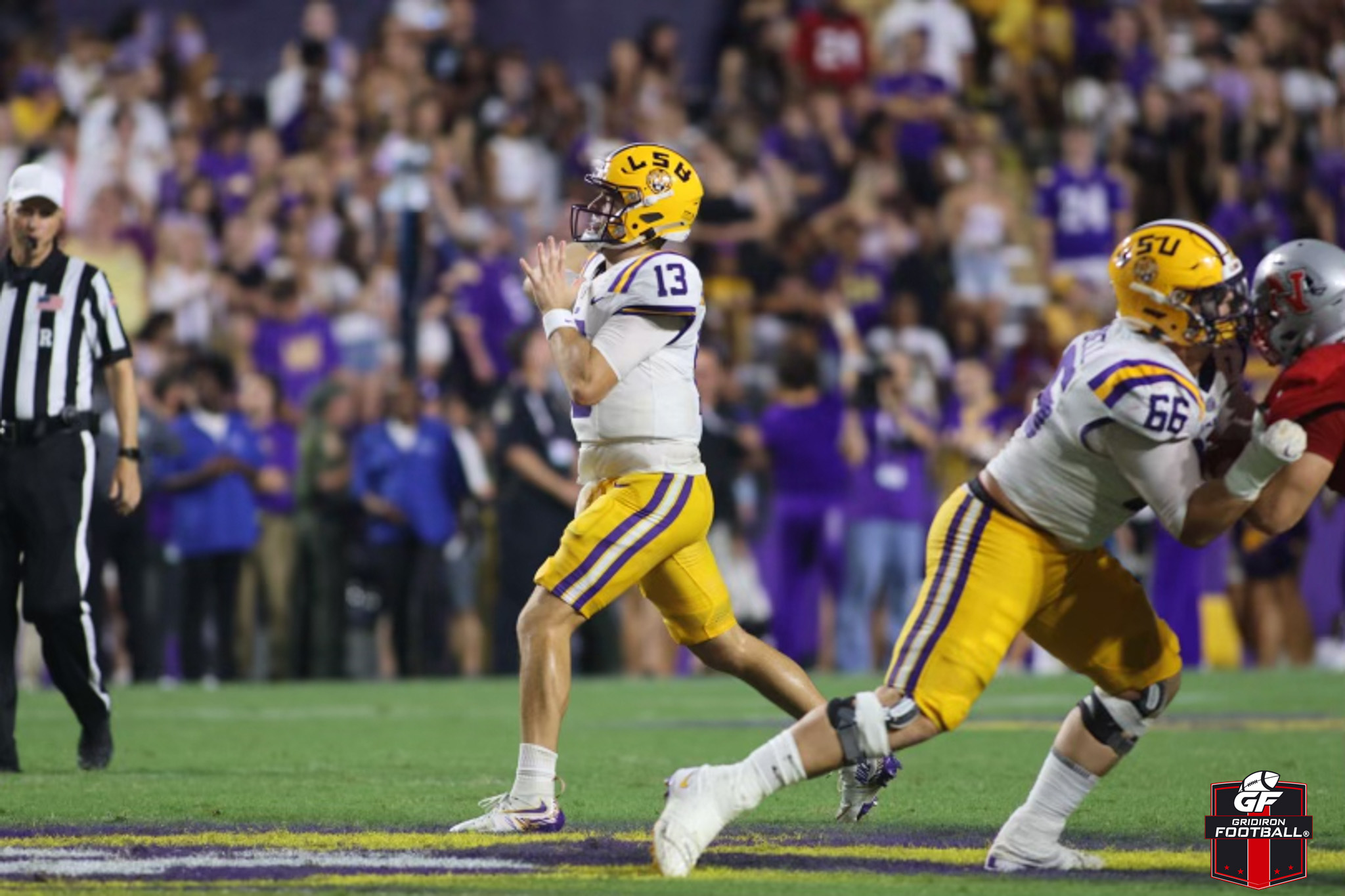 Garrett Nussmeier’s Six Touchdowns Helps LSU Pull Away From Nicholls State in Rocky 44-21 Win