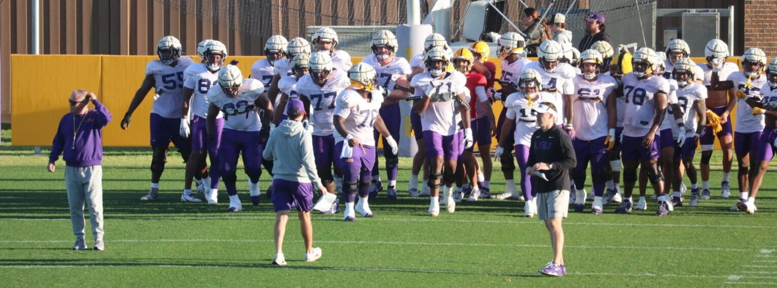 LSU Spring Practice Report #4: Michael Turner Has Impressive Day, Trey’Dez Green Impresses, Defense Wins 11v11, and More!