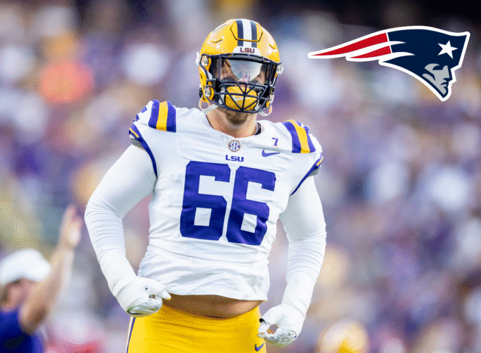 LSU OT Will Campbell Gets Selected By The New England Patriots As Number 4 Overall Pick