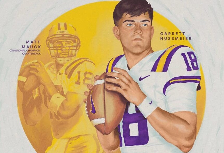 Garrett Nussmeier Awarded Coveted 18 Jersey For LSU This Season