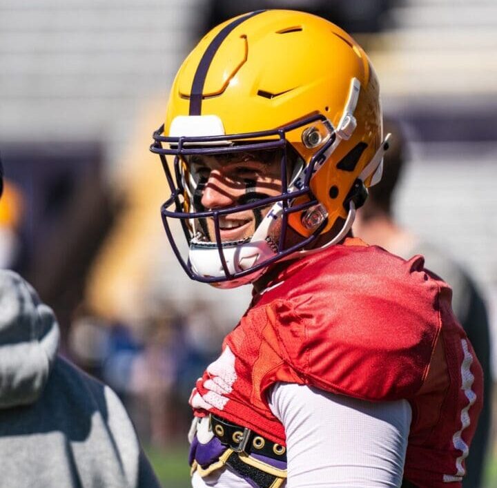 LSU Fall Practice #9 Report: Garrett Nussmeier A Full Go, Mansoor Delane Has Good Day, Offense Works On Red Zone, and More
