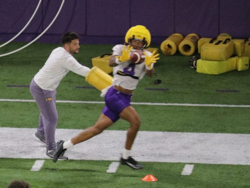 LSU Fall Practice #14 Report: Barion Brown Dazzles, Michael Van Buren Has Extended Work, and More