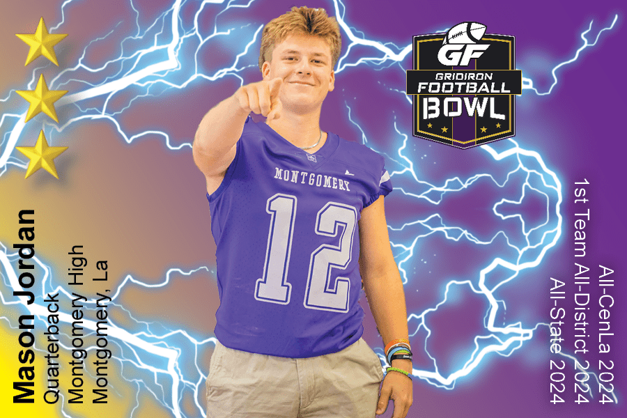 BREAKING NEWS: Montgomery High School (Montgomery, LA) QB Mason Jordan Commits To 2025 Gridiron Football All-American Bowl Game!